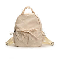 Moda Bolso De Hombro De Las Mujeres Volantes Nylon Casual Pequeña Mochila De Moda Mochilas Multifuncionales Mochilas - details 1