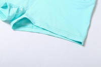 BUNO-Conjunto de Top corto sin mangas y Falda corta para mujer, ropa de playa, Top de tubo con cuello Halter, traje de ocio ajustado de tiro bajo, traje con contraste de Color - details 25
