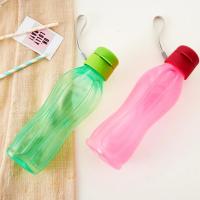 Botella de agua de plástico de 800/1100ML, hervidor de agua duradero de Color sólido a prueba de fugas, gran capacidad, taza de agua deportiva, Fitness - details 4