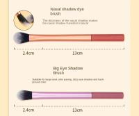Juego de brochas de maquillaje Kabuki, 8 piezas, para base cosmética en polvo, colorete, sombra de ojos, mezcla, herramienta de belleza - details 7