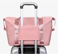 Bolsa de ropa portátil a prueba de agua, bolsa de viaje de separación en seco y húmedo, bolsa de playa, artículos de tocador grandes, soporte de maquillaje, bolsa con cremallera, almacenamiento de prendas de vestir - details 11