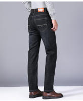 Pantalones vaqueros rectos de alta calidad para hombre, pantalón informal de negocios, trabajo diario, 28-40, otoño - details 8