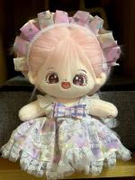 Nueva ropa para muñeca de 20cm, accesorios para traje de muñeca Idol, vestido de encaje de princesa con diadema, juguetes, regalos de Navidad, amor y espacio profundo - details 3