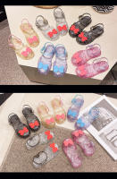 Zapatos de gelatina de cristal para niñas a la moda, zapatos de princesa coreana, sandalias Baotou para niñas - details 32