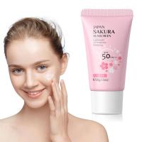 Crema de Protección Solar Sakura de Japón Bloqueo Solar Facial Sf50 Loteo Refrescante de Flor de Cerezo - details 1