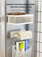 Estante magnético para lactancia materna para refrigerador, cesta de hierro, organizador de cocina - details 0