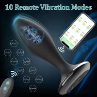 Leten Plug Anal Vibrador Control Remoto Masajeador Prostatico de Acero Inoxidable - details 5