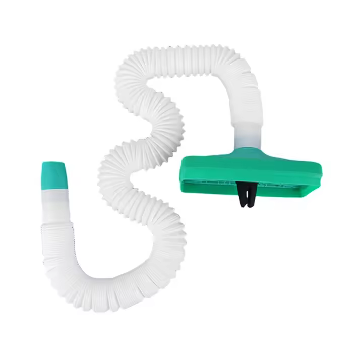 Manguera de extensión de ventilación de aire acondicionado de coche Universal, manguera telescópica de salida A/C, blanco y verde - 1