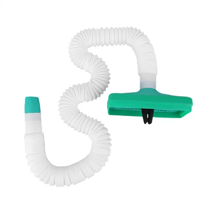 Manguera de extensión de ventilación de aire acondicionado de coche Universal, manguera telescópica de salida A/C, blanco y verde - 1