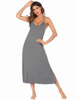 Ropa de mujer para el hogar, pijama, tirantes, vestidos largos, estampados, vestidos de dormir casuales para el hogar - details 2