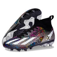 Botas de fútbol profesionales para hombres, zapatos de fútbol FG/TF, tacos de tobillo alto para niños pequeños, zapatillas de fútbol de césped, zapatos de entrenamiento de Futsal - details 2