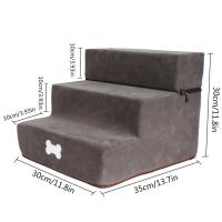 Escalera de esponja lavable portátil para mascotas, sofá cama para perros y gatos, antideslizante, suministros para mascotas, 3 capas - details 7