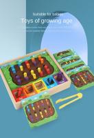 Juego Montessori de clasificación de colores para niños, juego de gusanos de captura, juguetes educativos tempranos para el - details 11