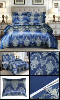 Sábana de Lujo con Forro de Terciopelo Jacquard para Cama Doble Conjunto de Ropa de Cama Euro Sin Sábana Tamaño 220x240 - details 2