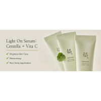 Light on serum, Centella Asiatica and Vitamin C Serum. Brighten and moisturize the skin.