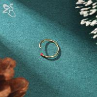 ZS 1 pieza 16/20G Anillo de nariz navideño de acero inoxidable Color dorado Diseño de cerilla Piercings de nostril Piercing de cartílago de hélice de oreja - details 4