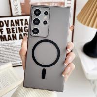 Funda de Teléfono Magnética Ultra Delgada y Transparente Protección de Lente para Samsung Galaxy S24, S25, S22, S23, S24 Ultra - details 8