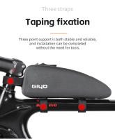 Giyo-Bolsa de tubo para cuadro superior delantero de bicicleta, ultraligera, portátil, impermeable, bolsillo de gran capacidad, accesorios de ciclismo - details 5
