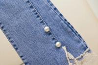 Jeans de Manga Flare Sueltos para Niñas Ropa de Niña Casual para Primavera y Otoño - details 13