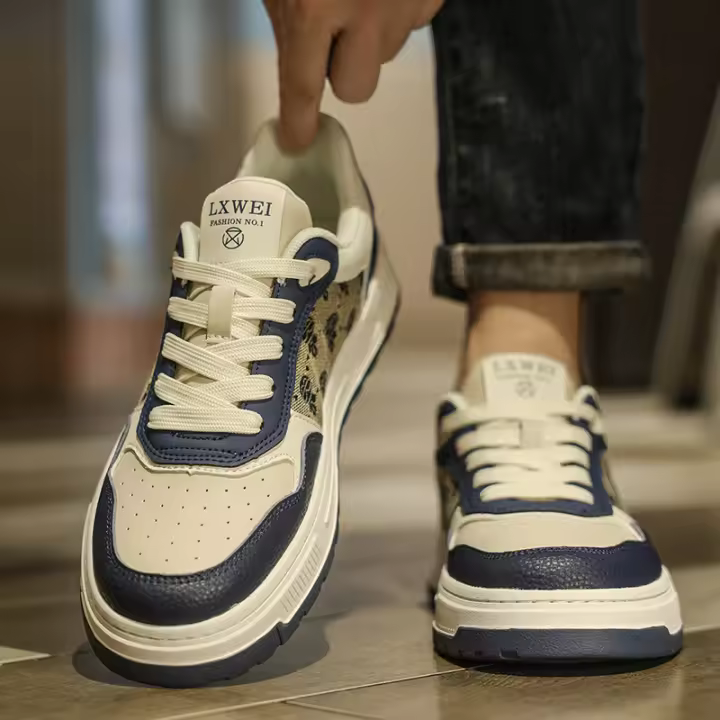 Zapatos Planos Casuales de Verano 2024 para Hombres Zapatos Deportivos de Moda Retro - 1