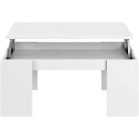 Mesa de Centro Elevable, Mesita de Salon Comedor, Acabado en Gris Ceniza, Medidas: 100 cm (Largo) x 50 cm (Ancho) x 43-54 cm (Alto) - details 21