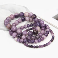 Pulsera de Piedra Mineral Zebra Rosa Frostada Natural Hecha a Mano Joyería de Meditación de Yoga - details 21