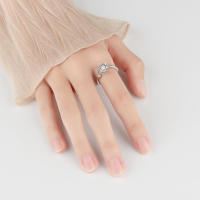 Anillos antiestrés y ansiedad para mujer Spinner de acero satinado girasol sol estrella joyería de moda regalo triangulación de envíos - details 1