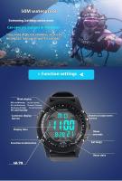 SHUNWAY Shengwei Reloj electrónico de moda para deportes al aire libre, resistente al agua, con luz nocturna para estudiantes - details 3