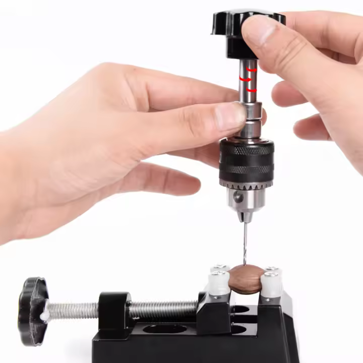 Hoge kwaliteit taladro manual de metal, mini herramientas manuales de bricolaje, cuerda de mano, bodhi bijenwas boren, expansor de perforación, gat ponsen boor - 1