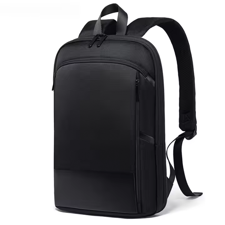 Mochila ultradelgada para hombre, escalable, de gran capacidad, multifunción para negocios, impermeable para computadora. - 1