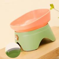 Cuenco inclinado de diseño creativo para gatos, cuenco multifuncional antiderrames para mascotas, alimentador portátil para gatos, alimentación diaria - details 10