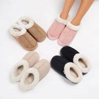Zapatos de invierno para mujer, zapatos informales de casa para hombre 2025, zapatos cálidos de algodón para exteriores para mujer, zapatillas acolchadas de felpa para interiores para mujer - details 3
