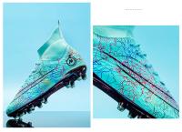 Botas de fútbol profesionales para hombre, zapatos de fútbol de Punta larga, zapatos de tobillo alto para exteriores, zapatos de entrenamiento para niños - details 28