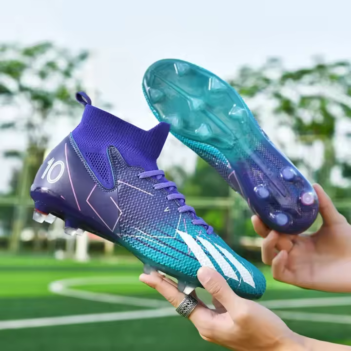 Zapatos de fútbol para hombre, botines de fútbol con picos largos, zapatos deportivos de interior, botas de fútbol profesionales Unisex - 1