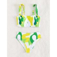 Bikini de cintura alta, Tre 2025 Conjunto de bikini bandeau sexy para mujer, Traje de baño brasileño para mujer - details 10