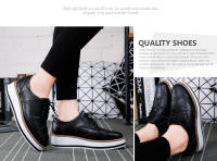 Zapatos de cuero genuino de alta calidad para mujer, zapatos Derby planos Brogue informales, zapatos Oxford formales Retro Brock para mujer - details 11