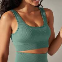 Sujetadores deportivos sin costuras para mujer, ropa interior a prueba de golpes para correr en el gimnasio, top corto, sujetador de yoga transpirable - details 15