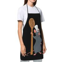 Unisex Ratatouille Remy con cuchara delantal adultos mujeres hombres Chef Tablier cocina para cocinar película animada pintura - details 12