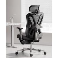 P5 Silla de Oficina ergonómica con Soporte Lumbar Ajustable, cojín elástico Transpirable, reposabrazos Ajustables y reposacabezas, Reposapiés Integrado, Negro - details 0