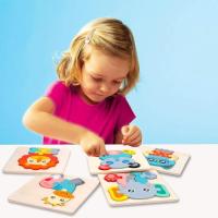 Excitat Juegos de Madera de Animales Montessori 6PCS Juguetes Educativos para Niños de 1 a 3 Años - details 6