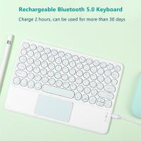 Teclado inalámbrico Bluetooth con panel táctil, Trackpad español para iPad Pro Air, Xiaomi, Huawei, Android, tableta Windows - details 2