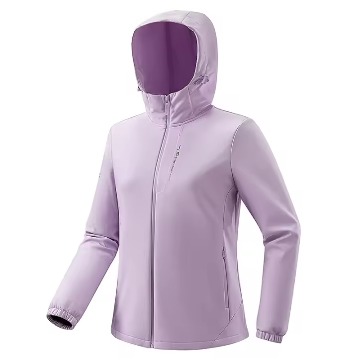 LNGXO Chaqueta de Cuello Cerrado de Vellón Impermeable Cálida para Invierno - 1