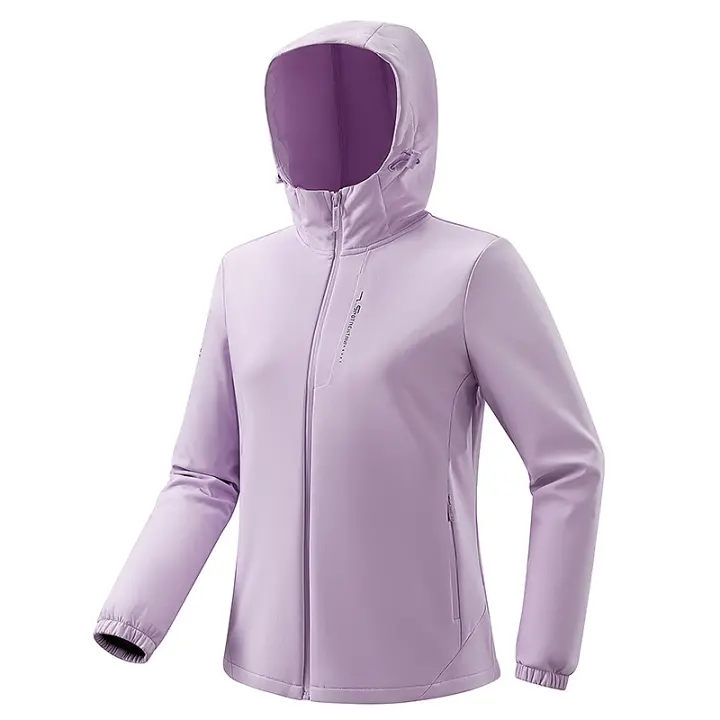 LNGXO Chaqueta de Cuello Cerrado de Vellón Impermeable Cálida para Invierno - 1