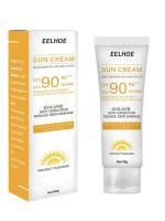 Protector solar corporal, crema solar blanqueadora, bloqueador solar femenino, control de aceite protector, crema 90 Max, piel antienvejecimiento, SPF hidratante - details 12