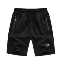 Pantalones cortos de algodón de los hombres casuales verano nueva moda con bolsillos laterales y cremallera pantalones de correr al aire libre - details 7