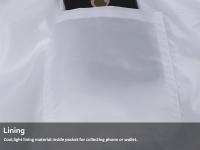 Chaqueta de Bombero Blanco Delgada de Otoño 2025 A Prueba de Agua con Letra de Variedad para Hombres/Mujeres Estilo de Fuerza Aérea Americana - details 12