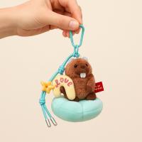 Llavero Kawaii de peluche de marmota, adornos de dibujos animados, muñecos de marmota, colgante para bolso, llavero colgante para coche, regalo para niña - details 13