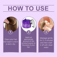 HOEGOA queratina hidrata, nutre, repara el cabello seco y encrespado y utiliza una película capilar con proteína de cola. - details 3