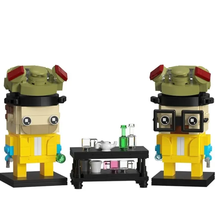 Break Bad Walter White y Jesse Pinkman Kit de construcción, Break Bad Figure Model Toys, Idea de regalo para diversión y 6 + Kid(401 piezas) - 1