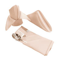 Pañuelos de Comedor de Sátin Suave 100Pcs Cuadrados 30x30cm para Bodas y Fiestas - details 11